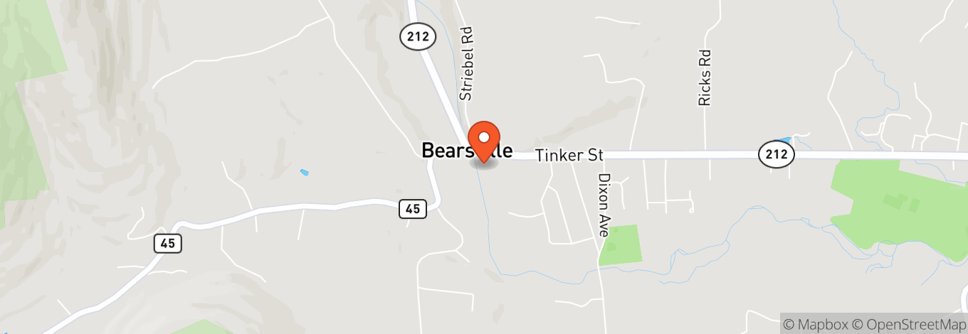 Map of Bearsville Theater