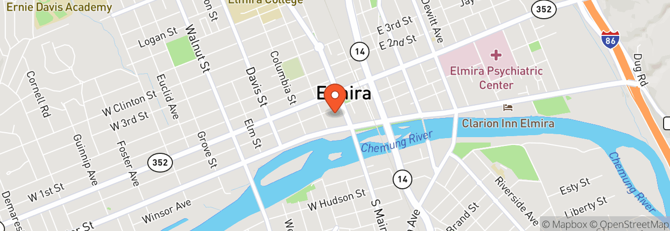 Map of LECOM Event Center