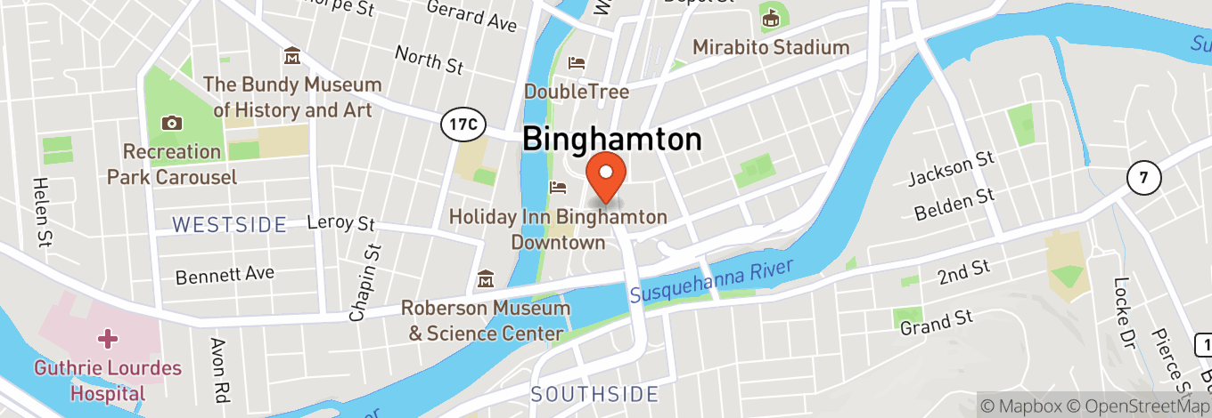 Map of Visions Veterans Memorial Arena