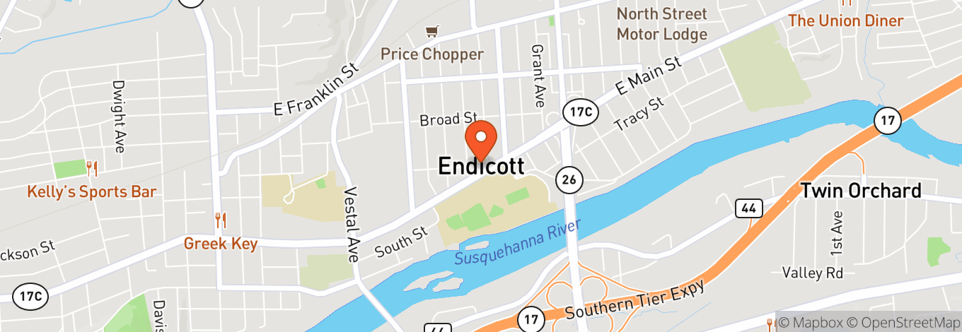 Map of En-Joie Golf Course