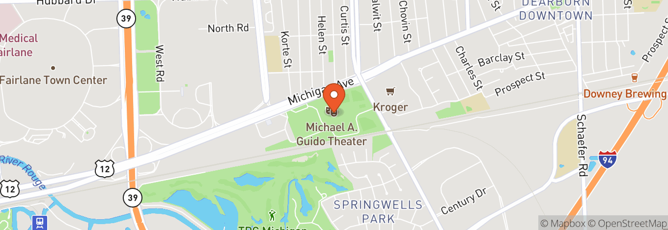 Map of Ford Community & Performing Arts Center