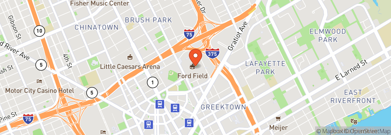 Map of Ford Field