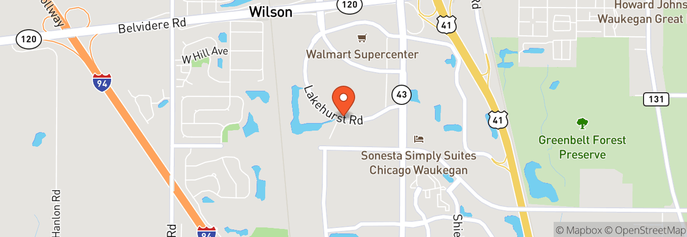 Map of American Place Casino