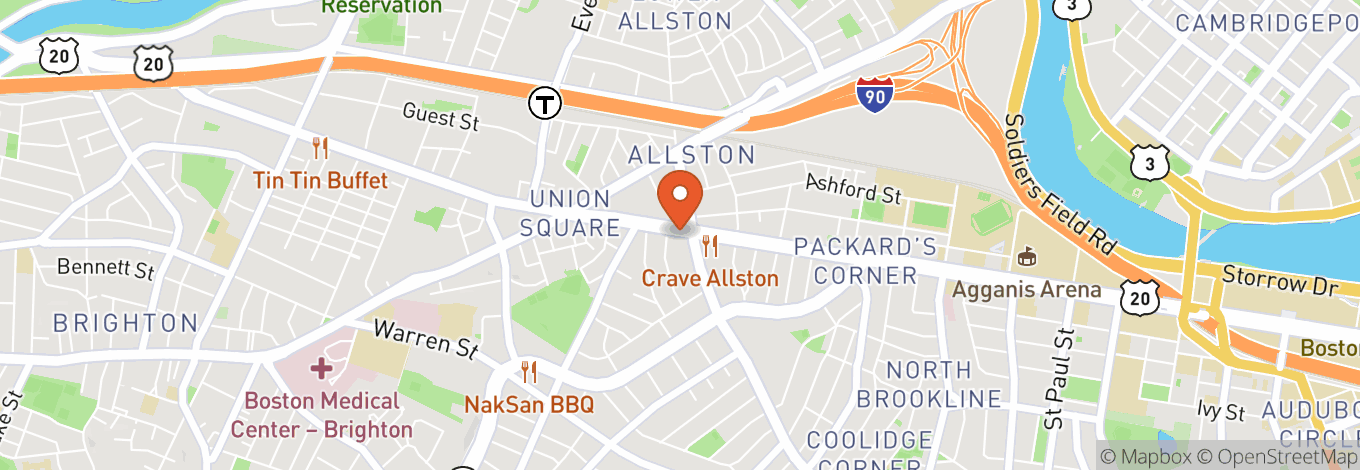 Map of Brighton Music Hall presented by Citizens
