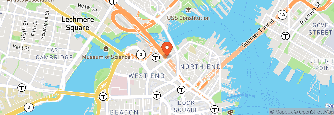 Map of The Harp Boston