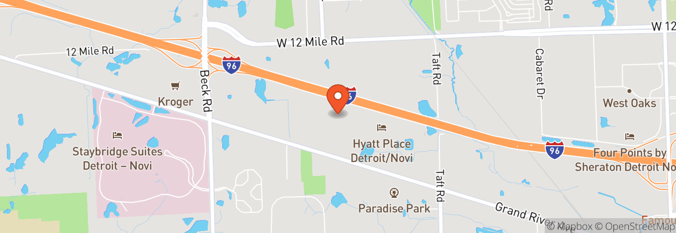 Map of Vibe Credit Union Showplace