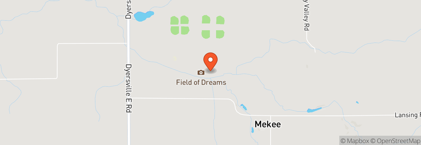Map of Field Of Dreams Movie Site