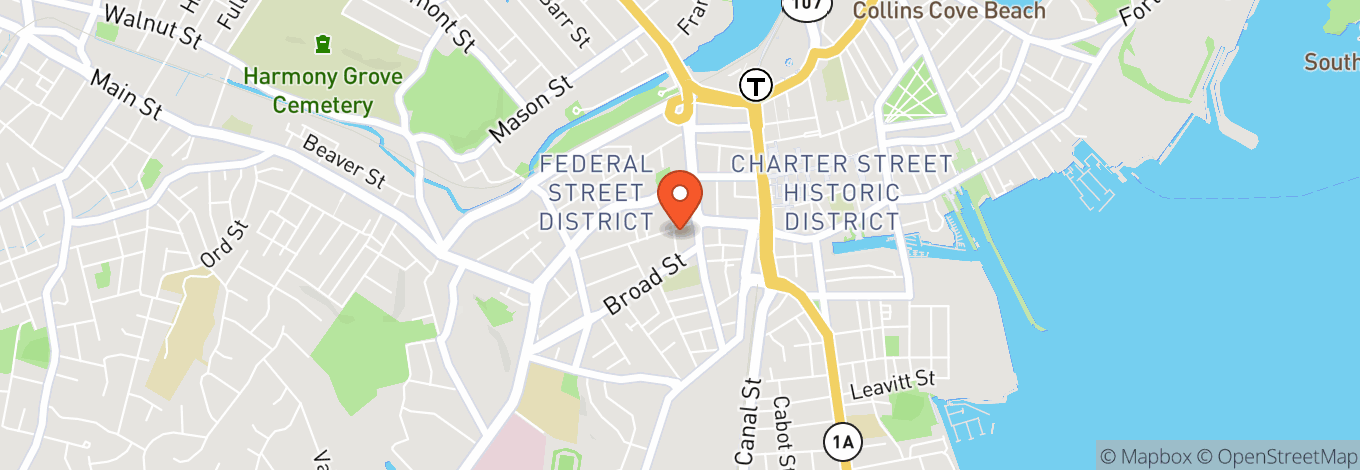 Map of Hamilton Hall