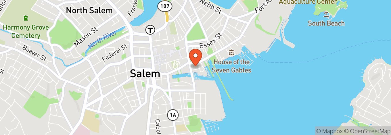 Map of Salem Waterfront Hotel & Suites