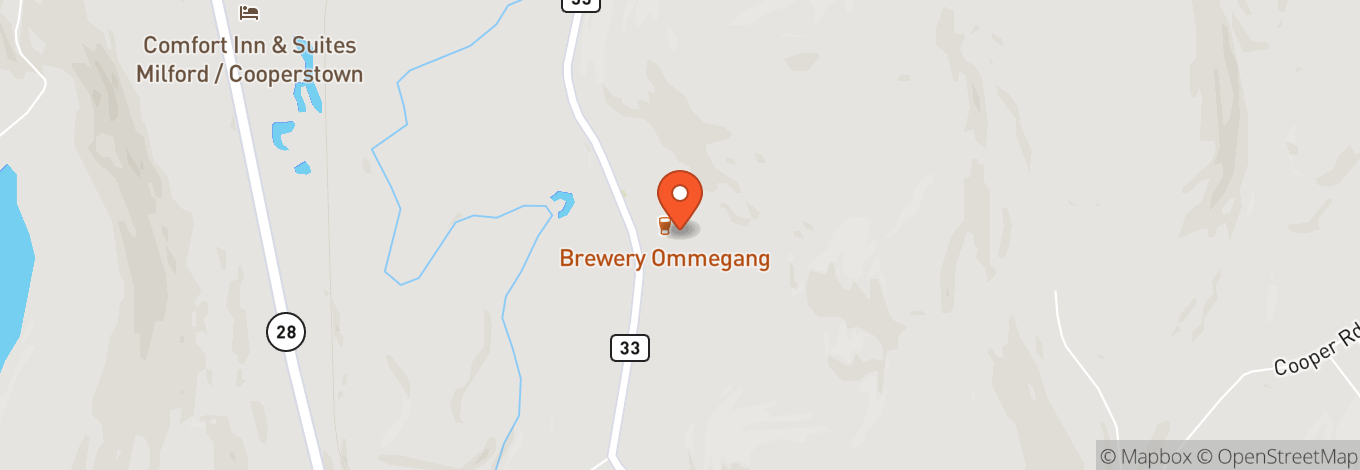 Map of Brewery Ommegang