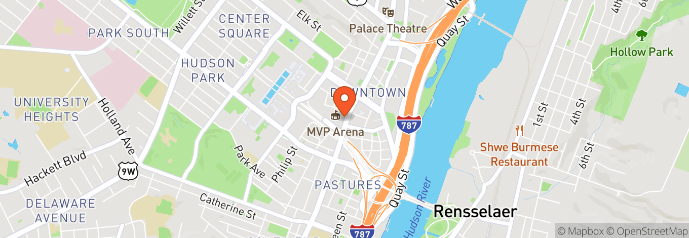 Map of MVP Arena