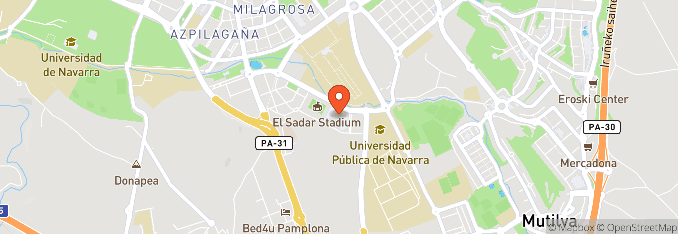Map of Navarra Arena