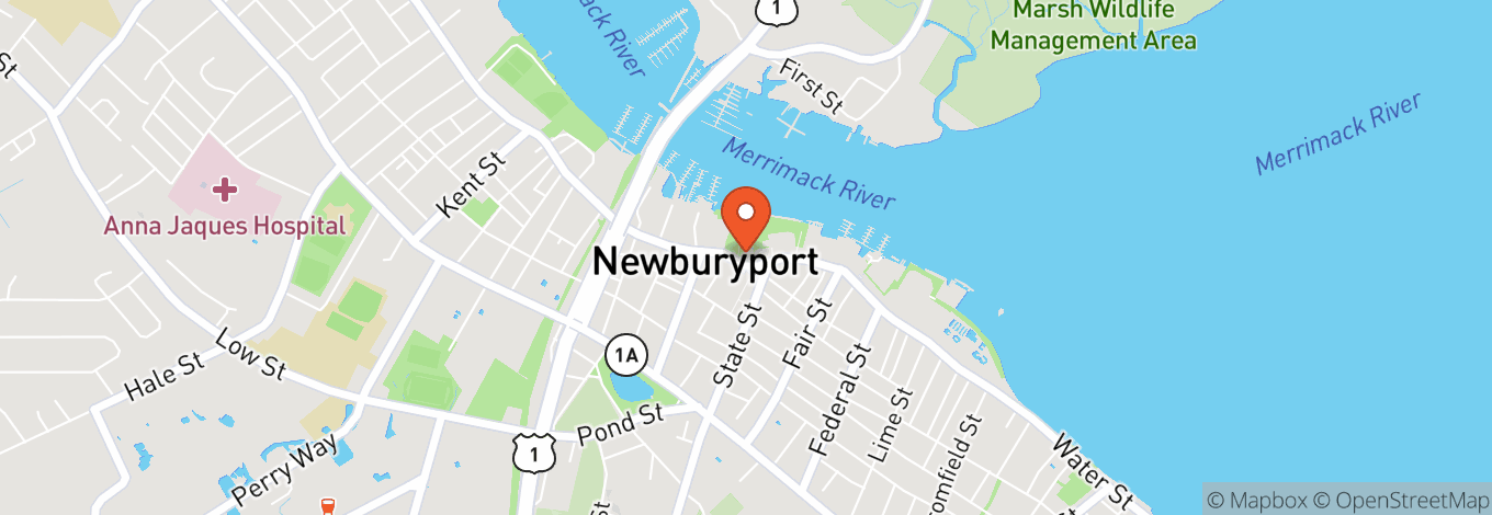 Map of Firehouse Center for the Arts