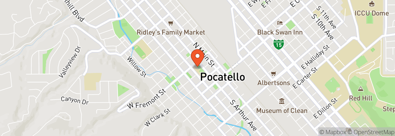Map of Pocatello High School