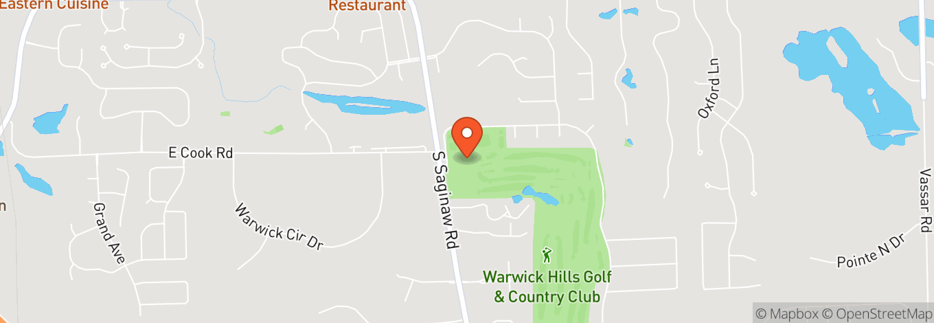 Map of Warwick Hills Golf Club