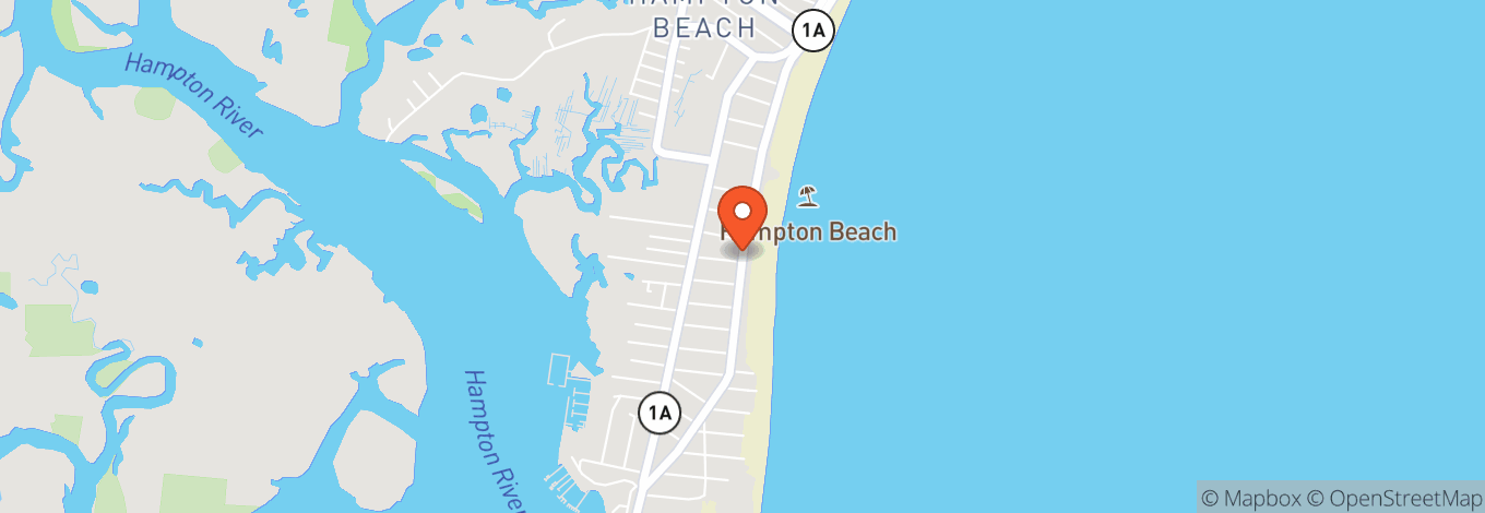 Map of Hampton Beach Casino Ballroom