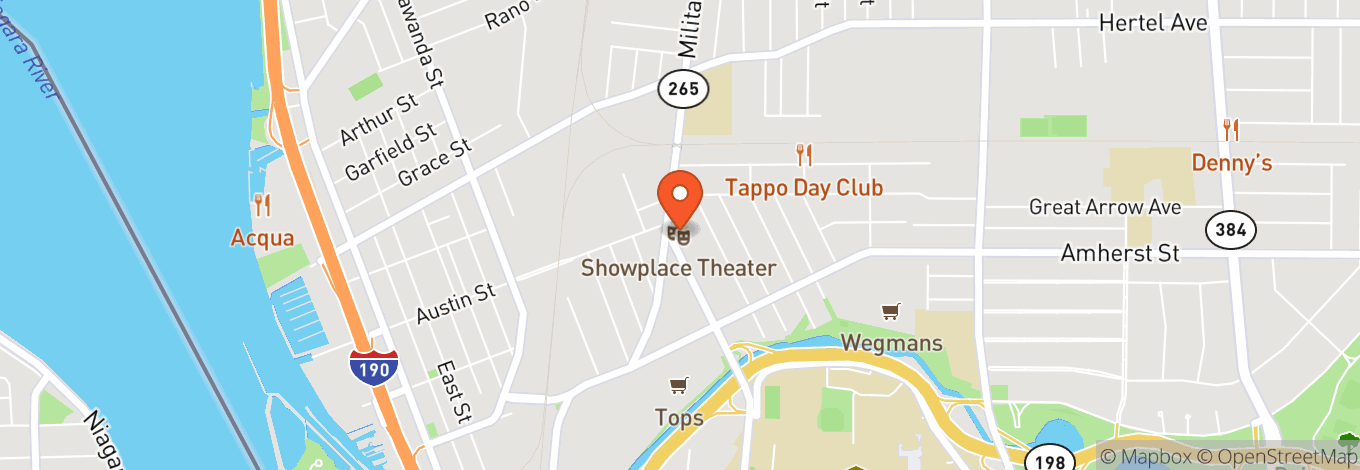 Map of The Showplace Theater