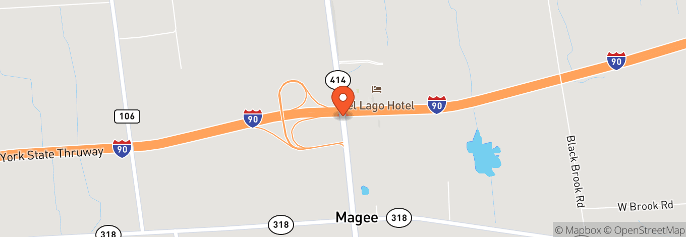 Map of del Lago Resort & Casino
