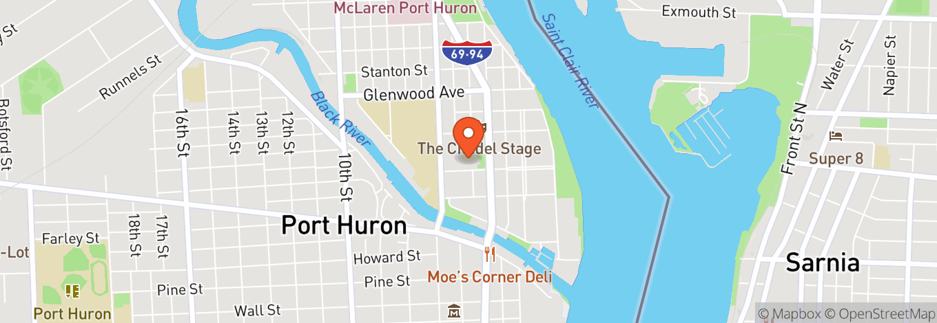 Map of Mcmorran Place Sports & Entertainment Center