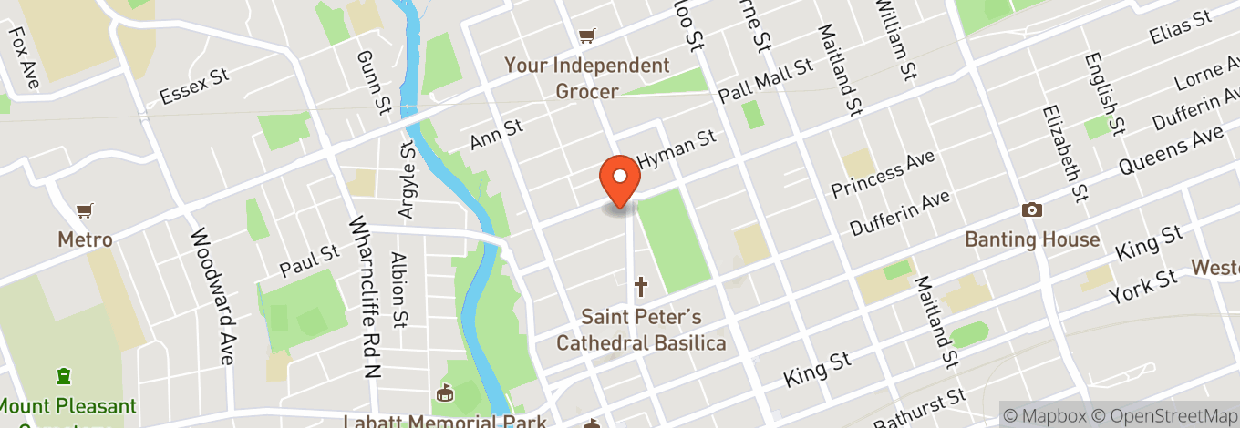 Map of Toboggan Brewing Company