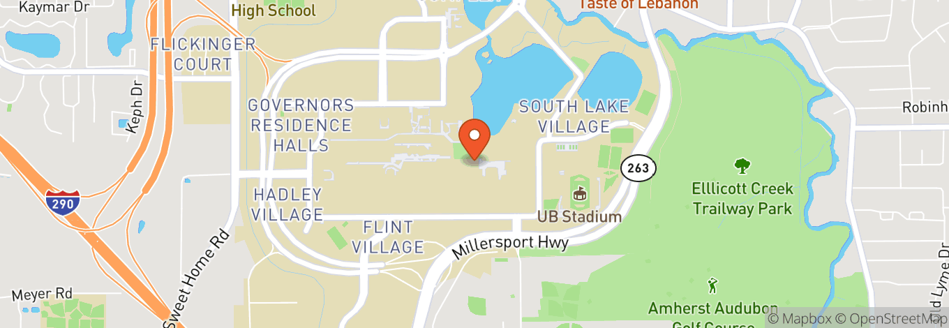 Map of University at Buffalo - Slee Hall - Lippes Concert Hall
