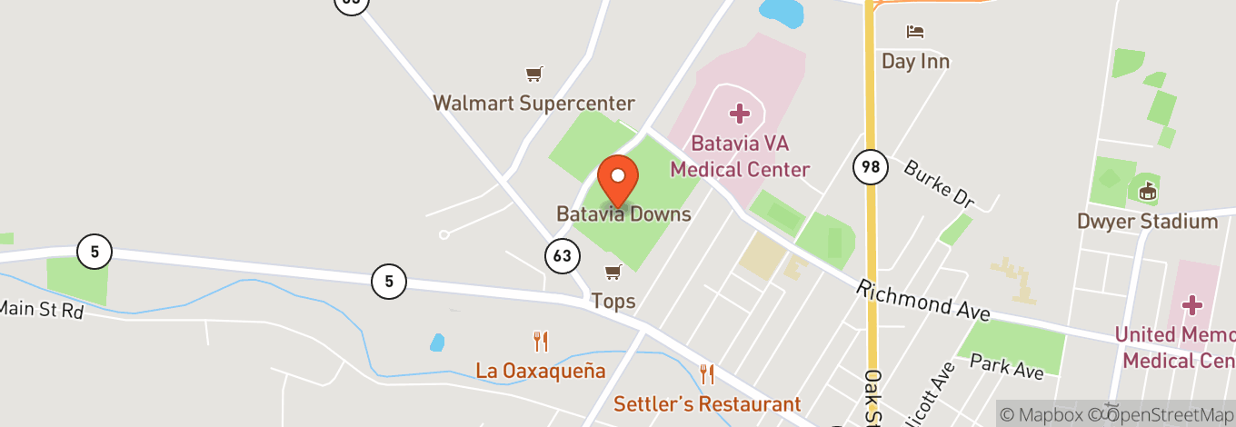 Map of Batavia Downs - Trackside (Outdoors)