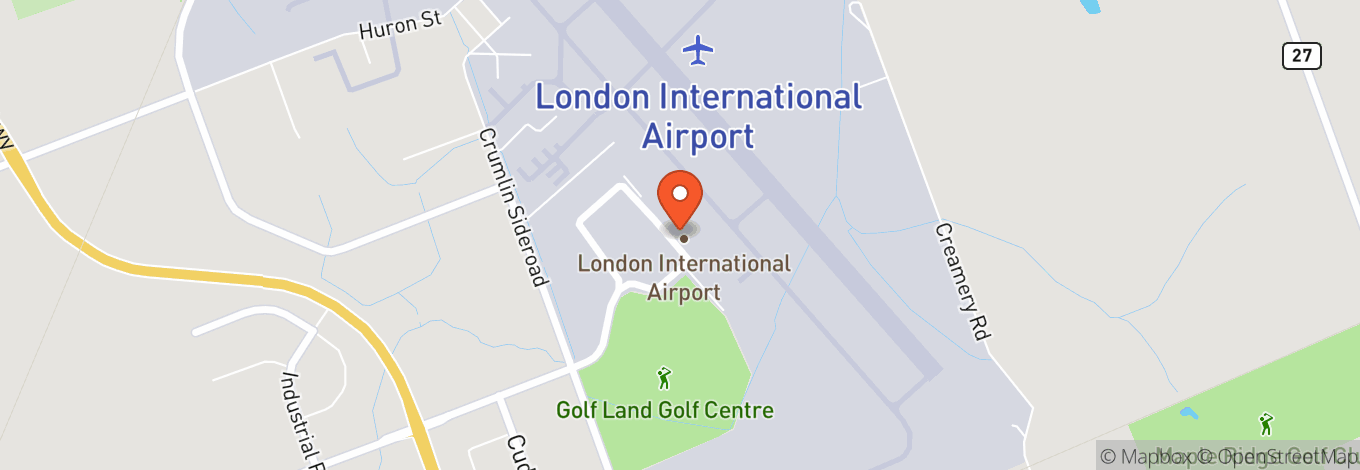 Map of London International Airport