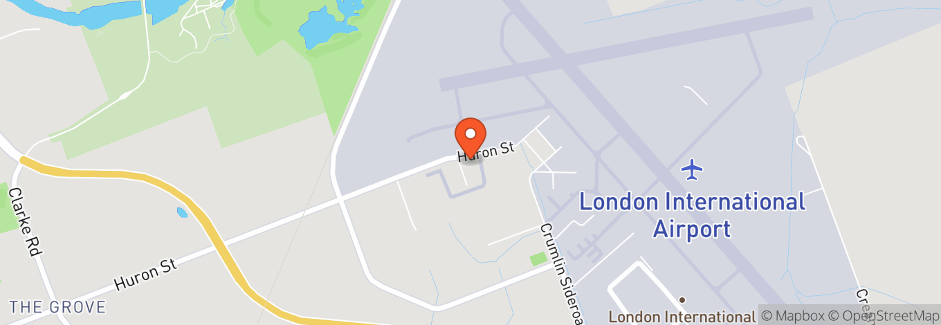 Map of London International Airport