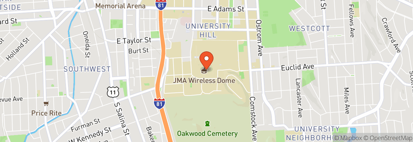 Map of Jma Wireless Dome