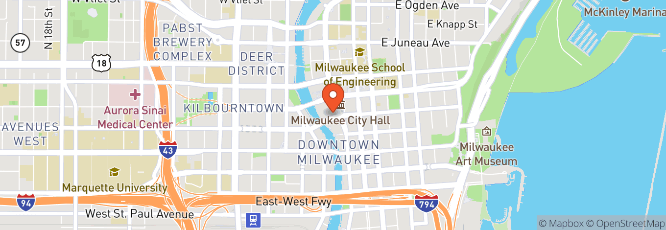 Map of The Pabst Theater
