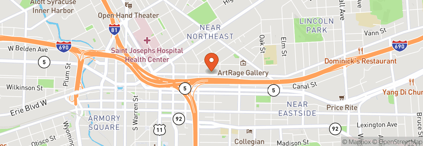 Map of The 443 Social Club & Lounge (Formerly The Listening Room At 443