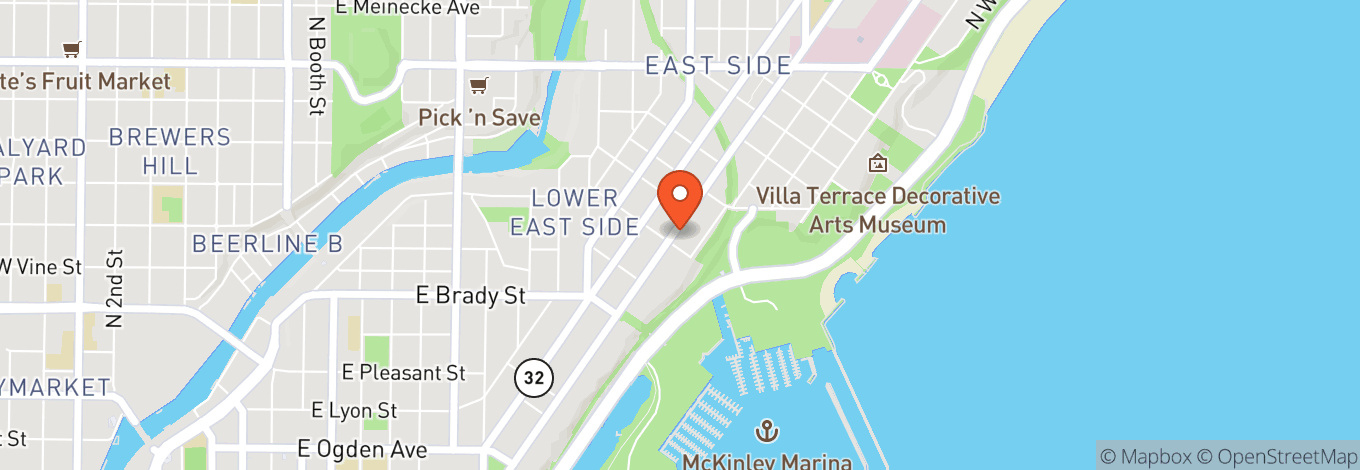 Map of The Oriental Theatre