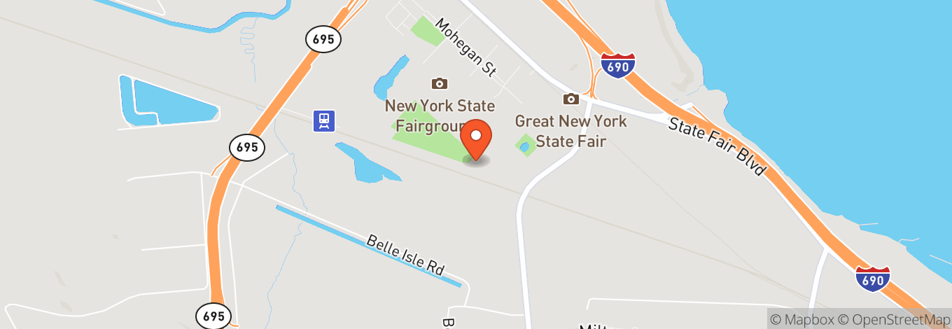 Map of New York State Fairgrounds
