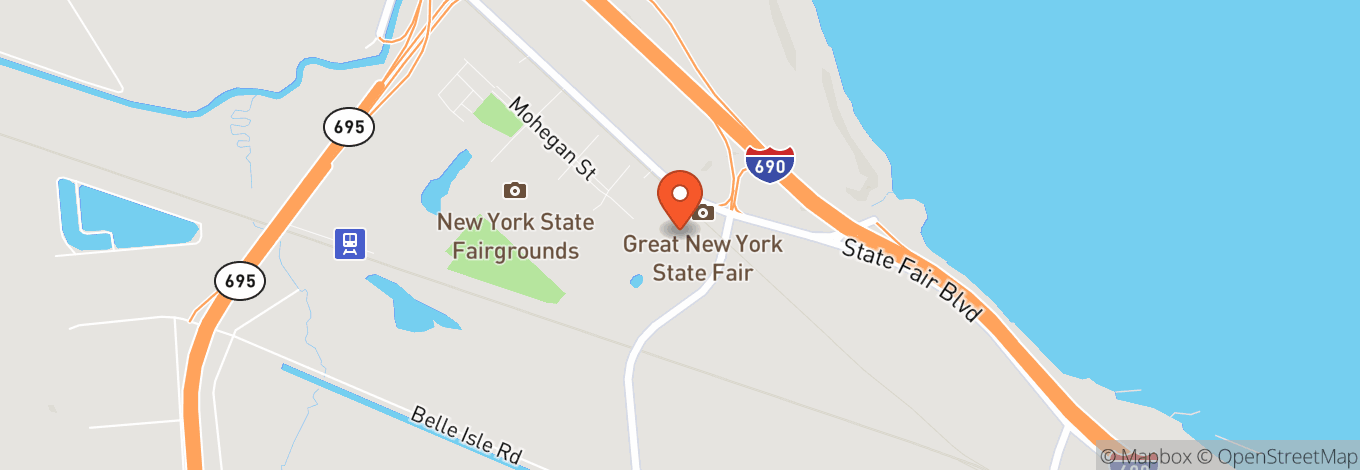 Map of Empower Federal Credit Union Amphitheater at Lakeview