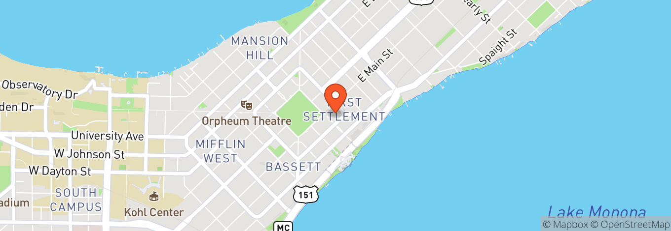 Map of Majestic Theatre