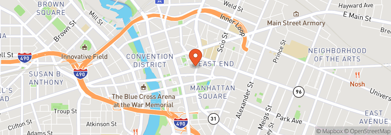 Map of Montage Music Hall