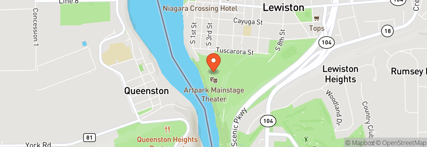 Map of Artpark Lower Park