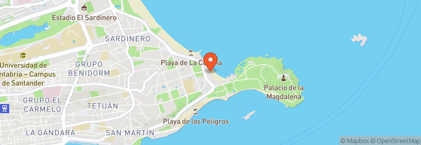 Map of Campa de La Magdalena