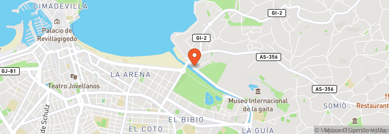 Map of Parque Hermanos Castro