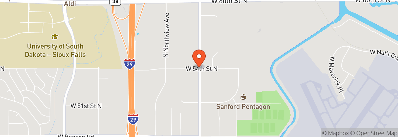 Map of Sanford Pentagon