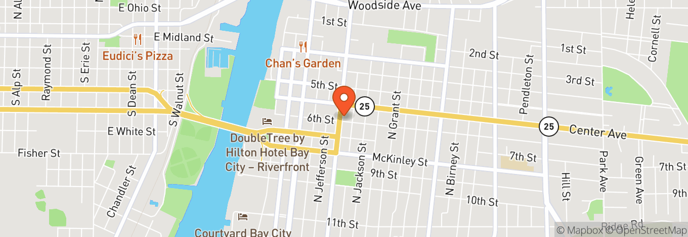 Map of Historic Masonic Temple