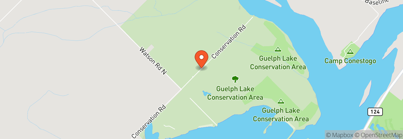 Map of Guelph Lake Conservation Area