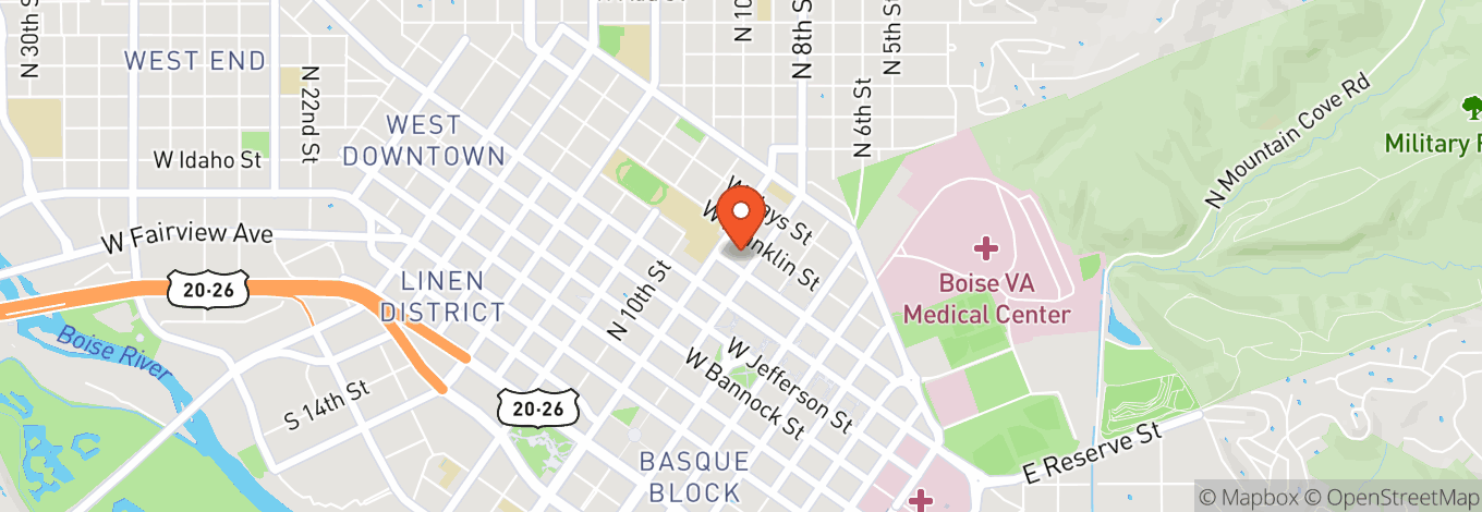 Map of 10 Barrel Brewing Boise