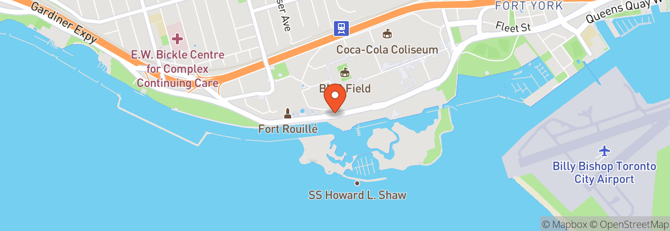 Map of Rbc Amphitheatre