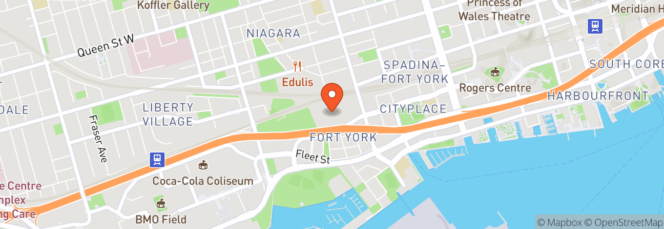 Map of Fort York National Historic Site