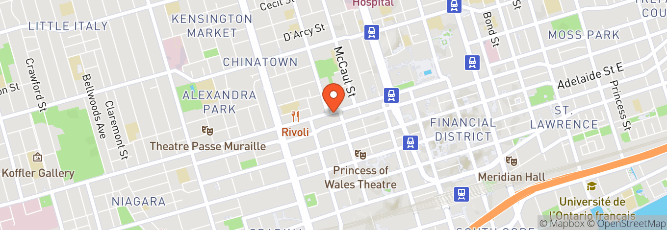 Map of Great Hall