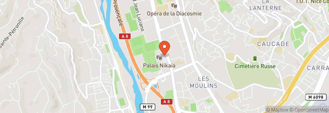 Map of Palais Nikaïa