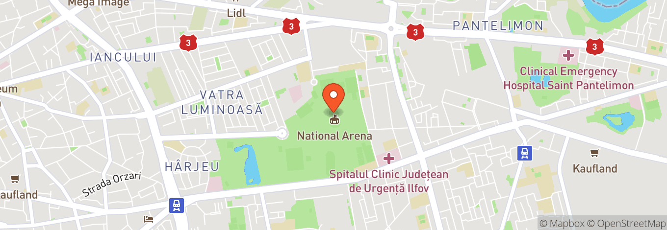 Map of National Arena