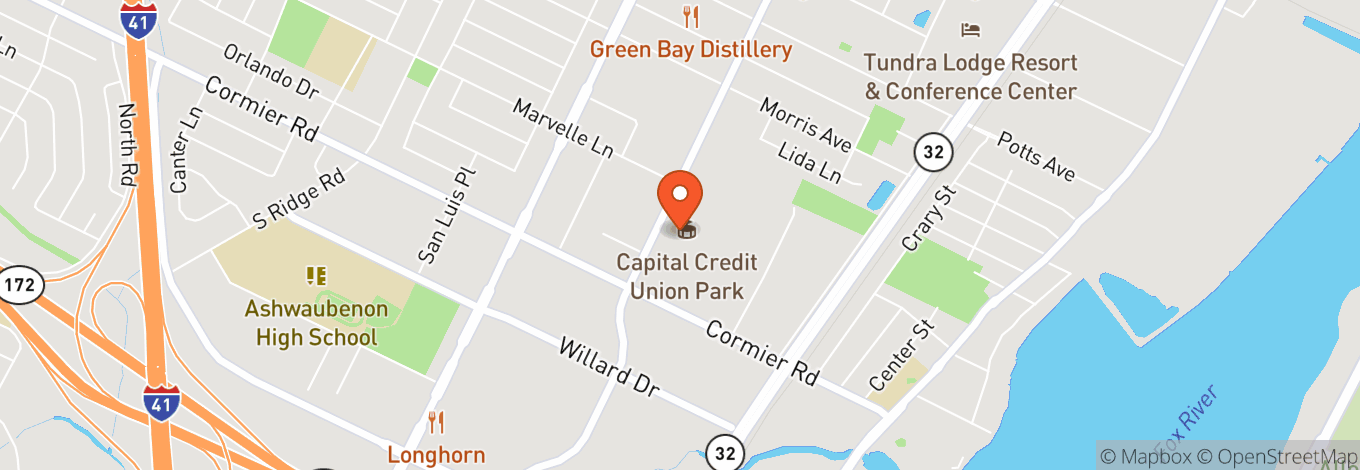 Map of Capital Credit Union Park