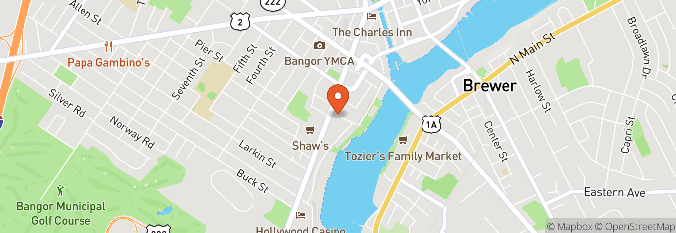 Map of Maine Savings Amphitheater